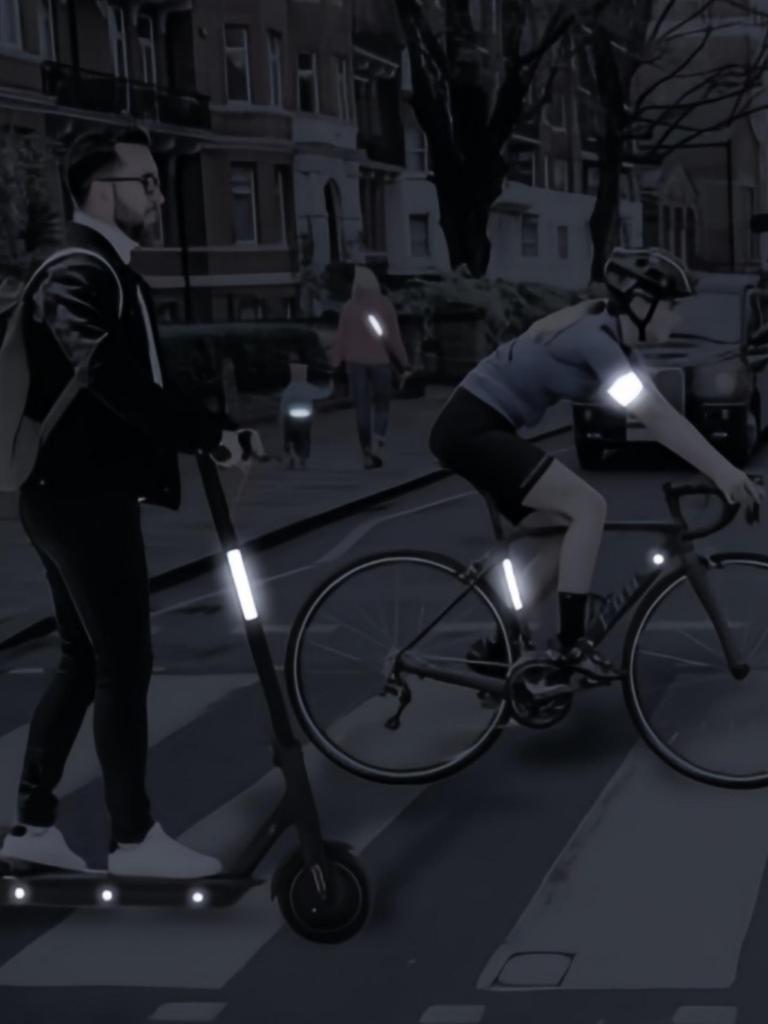 Retro Black Reflective Racing Helmet & Vehicle Sticker Set