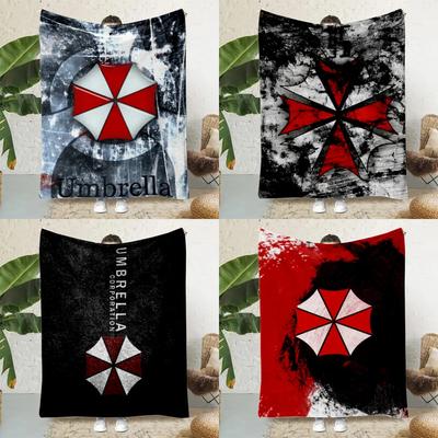 Umbrella Corporation Printed Blanket Picnic Blankets Warm Blanket Soft and Comfortable Blanket Home Travel Birthday Gift