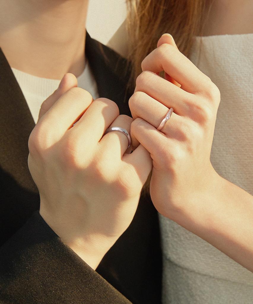 Jestina Mariebel 14K Couple Rings (W) (Jjmbcq5B1450R4110)
