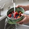 Large Capacity Automatic Fruit Washing Bowl 3D Printed Berry Strainer Basket  for Vegetable Fruits