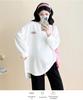 Herbst Umstandsmode 2026: Lockerer Mid-Length Plus Size Hoodie für trendige Mamas