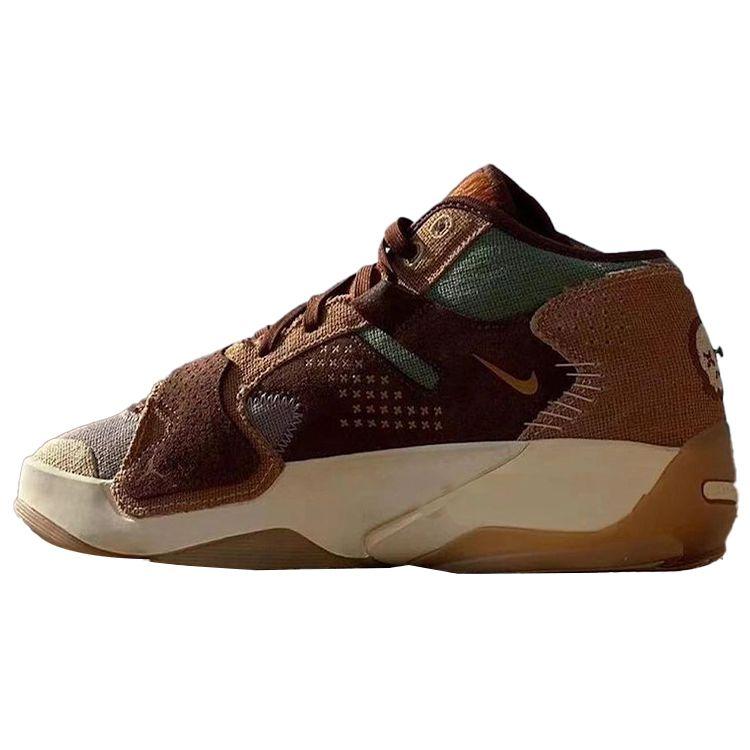 Air Jordan Zion 2 Voodoo Men Sneakers Brown Flax Muslin DV3462-212