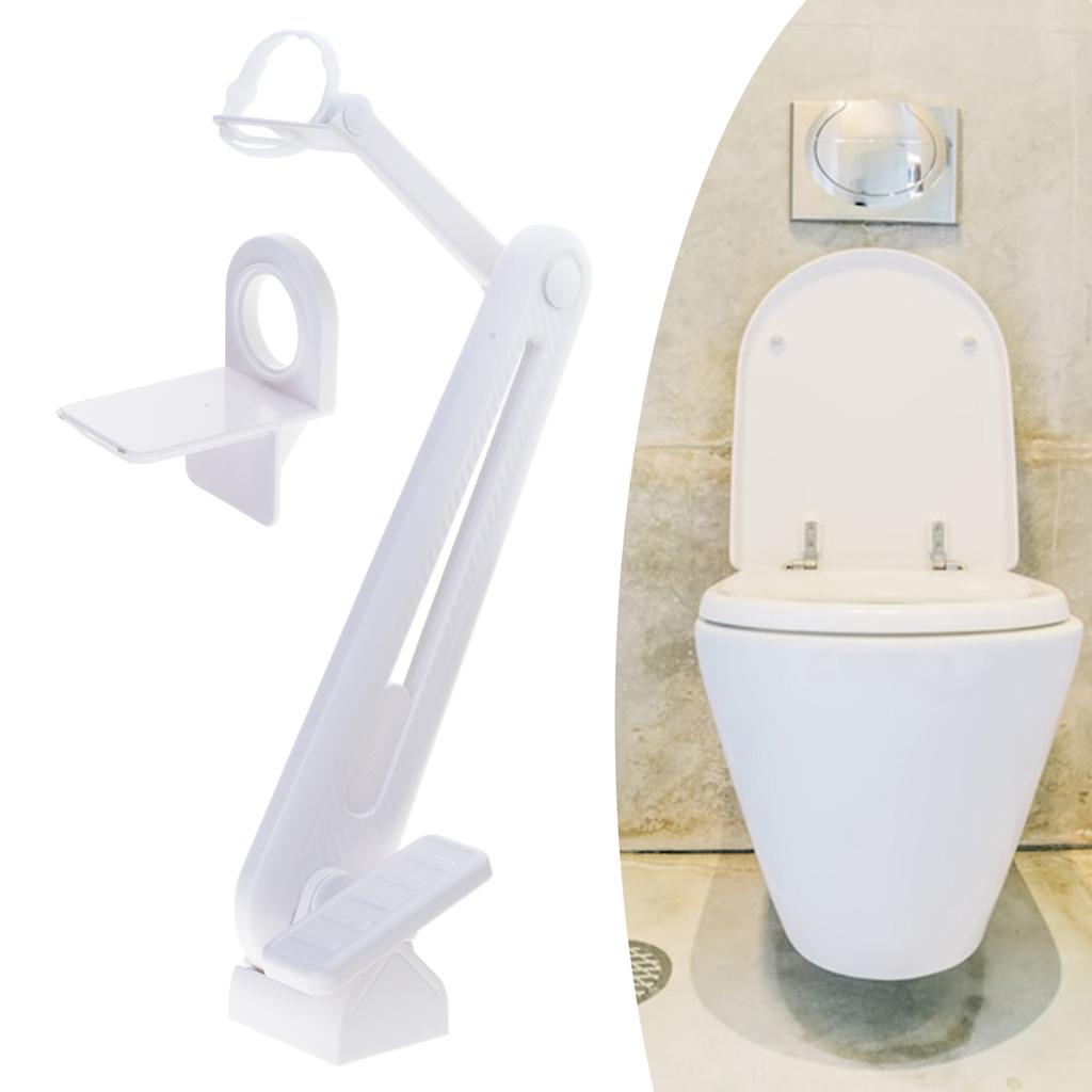 No Touch Toilet Lid Lifter with Foot Pedal Design Touchless Foot Operated Toilet Seat Raiser Tool for Bathroom Hygienes
