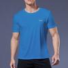 Purple 2024 Spring New Short Sleeve T Shirt Men Solid Color 100% Polyeste O-neck Tops Plus Size High Quality T-shirt 5XL Size
