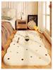 Cartoon Imitation Cashmere Carpet: Stain-Resistant, Cold-Insulating Rug for Bedroom, Living Room, Sofa, or Coffee Table
