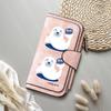 Cute Seal Print Long Wallet Fashion Large Capacity Card Holder Casual Portable Purse for Daily Use