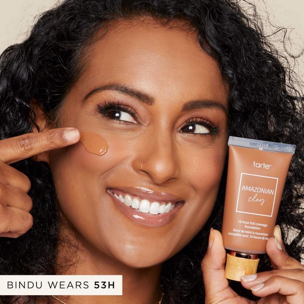 Tarte Amazonian Clay 16 Stunden Vollabdeckung Weich-Matt Foundation 1,7 oz 50 ml 42h Tan