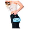 By Far Mini Rachel Leather Vintage Crocodile Pattern Embossed Chain Underarm Bag Women Shoulder Bag Blue 21SSMIRALGNCCESMA