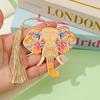 Metal Bookmark With Tassel Lightweight Creative Stationery Gift Elephant Metal Bookmark Bohemian Colorful Book Mark For Books