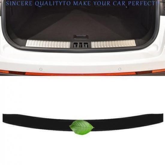 For Lincoln Nautilus MKX 2016-23 Carbon Fiber Leather Rear Bumper Protect Guard
