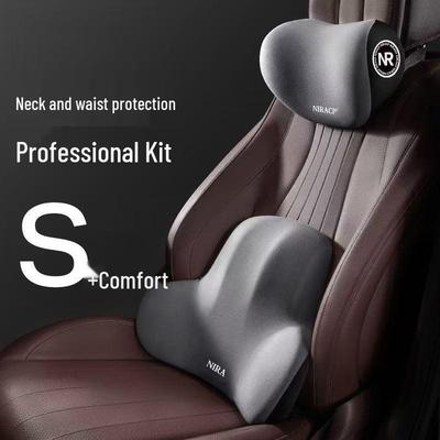Memory Foam Lenden- & Nackenstütze Auto Kissen Set