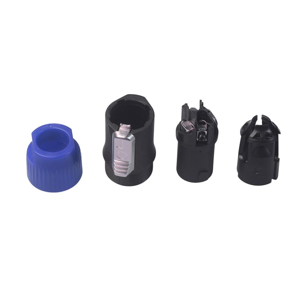 Small Speaker Connectors High-Strength Lightweight ABS Shell 4 Pole NL4FC 4 Pin Male Audio Cable Adapter Ohm Plugs