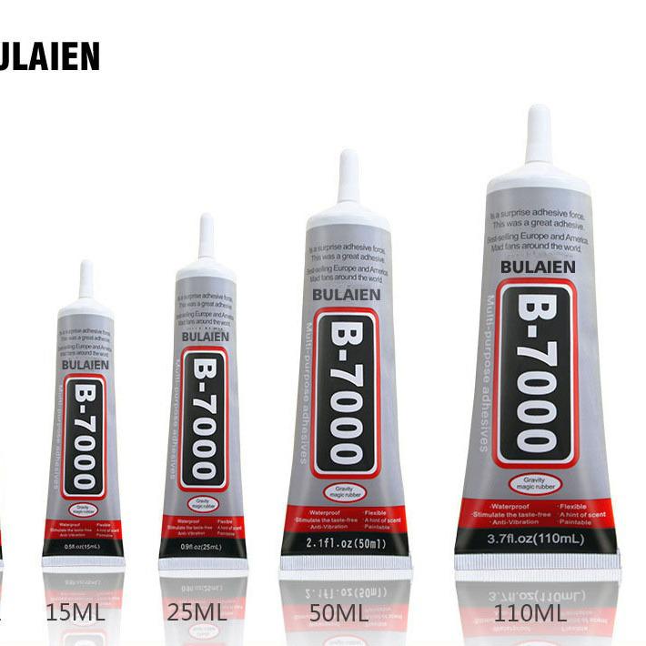 B7000 Transparent Needle Tip Glue for DIY, Tile, Screen Repair - Slow Drying, Strong Adhesive