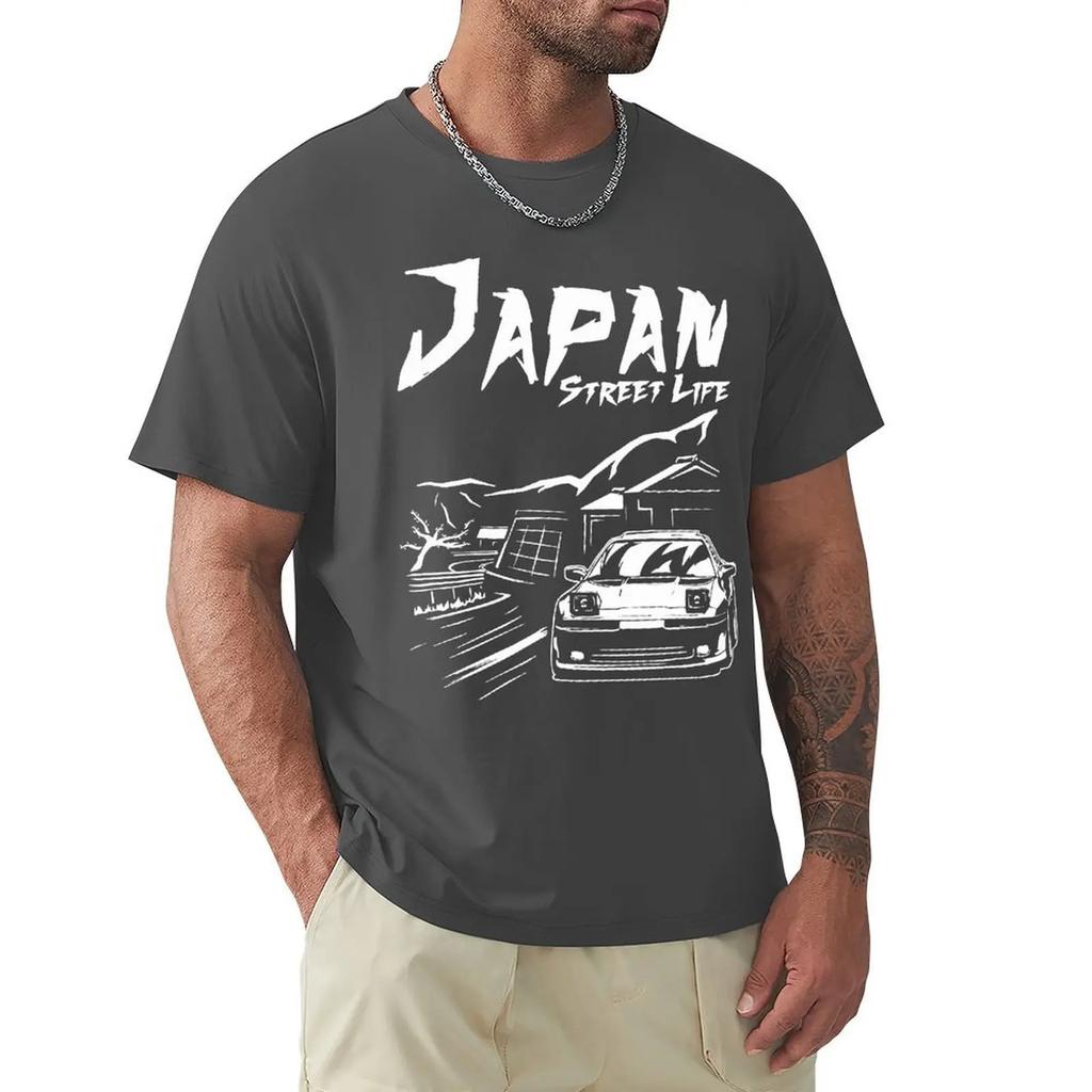 Freizeit MK3 JZA70 Jdm T-Shirt Herren Rundhals Reine Baumwolle T-Shirt Automobil Höchstgeschwindigkeit Kurzarm T-Shirt Partykleidung