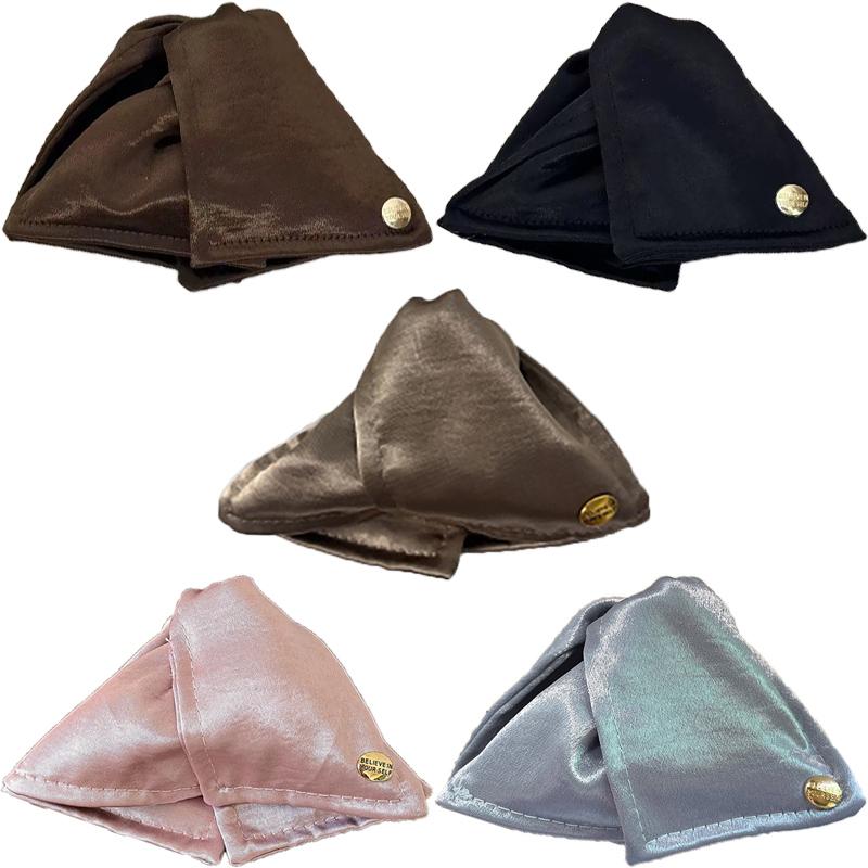 French FabricShell Triangle Hair Clips Women's French Luxury Shark Clip Hair Accessories