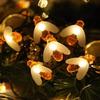 Solar-Powered Dragonfly & Butterfly String Lights: Outdoor LED Fairy Lights for Balcony & Courtyard Decoration