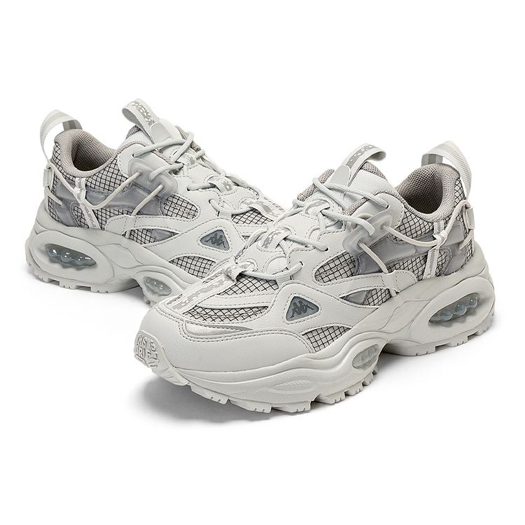 Kappa 3M Fabric Synthetic Leather Functional Deconstructed Casual Retro Shock Absorbing Non-Slip Wear-Resistant Low-Top Dad Shoes K0CY5MC03-084