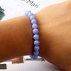 Reiki Blue Sardonyx Beads Bracelets Men Natural Stone Lace Agates Skincare Bracelets for Women Moss Agate Healthcare Jewelry New