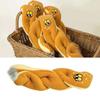 Dog Sound Bread Molar Toy Food Hiding Teeth Grinding Multifunctional Interactive Plush Pet Squeaky