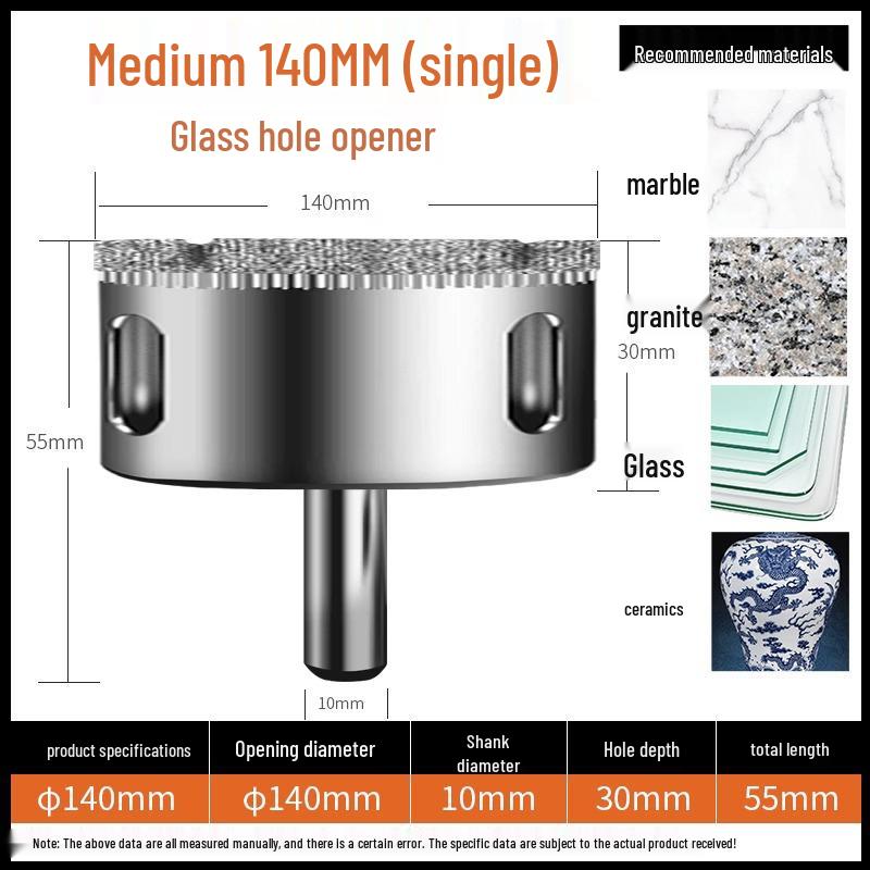 6mm Multifunktionales Fliesen- & Marmor-Glasbohrer-Set zum Lochbohren