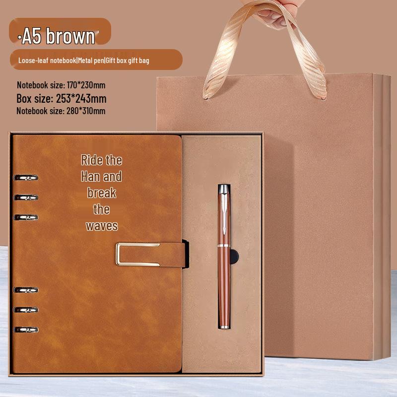 İş ve Öğrenciler İçin Çıkarılabilir Sert Kapaklı Gevşek Yapraklı Defter