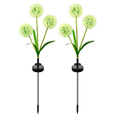 Solar Three-Head Dandelion Garden Stake Light