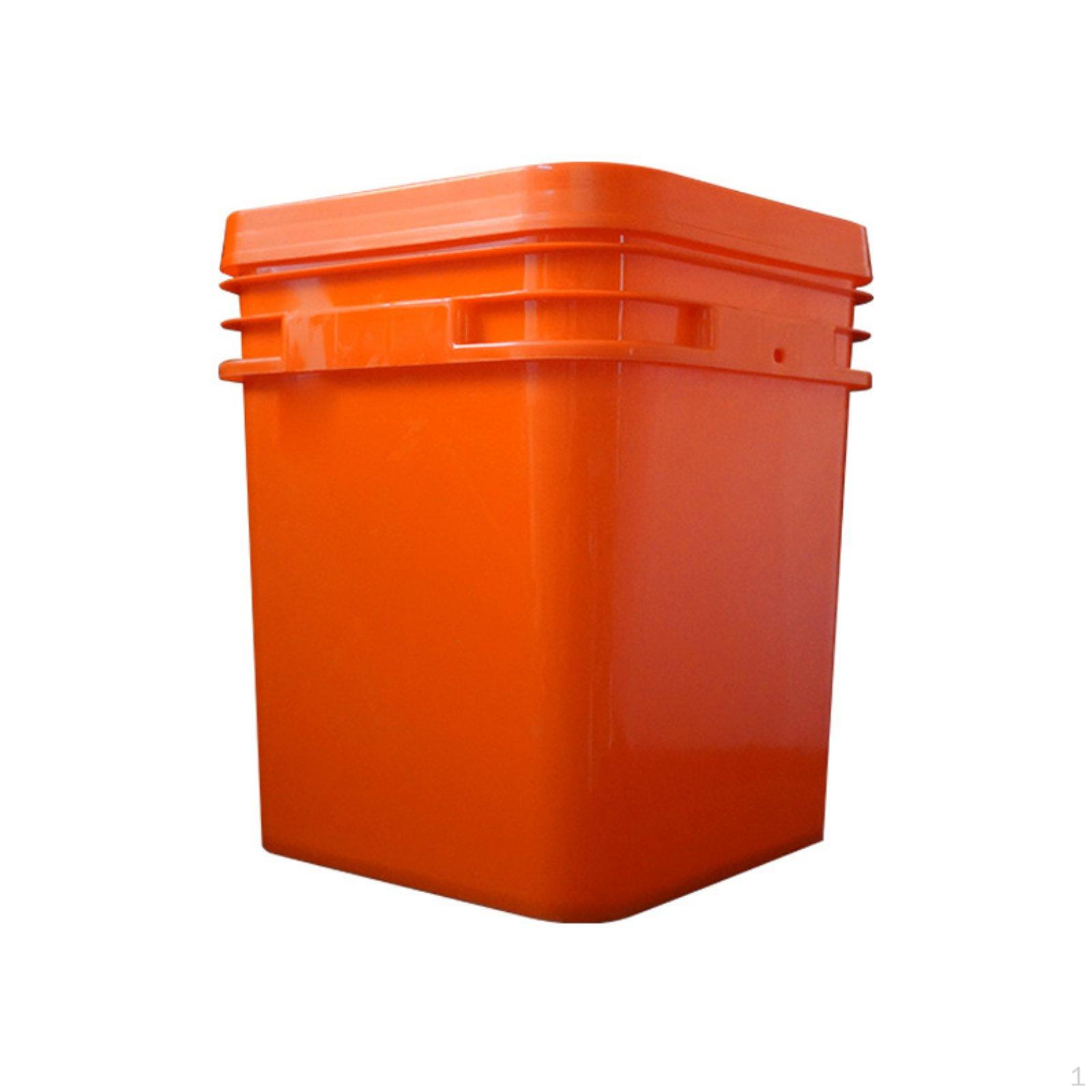 Square Bucket 25L Pail Good Sealing PP Fermentation for Farmers, Homeowners, Warehouse, 12L