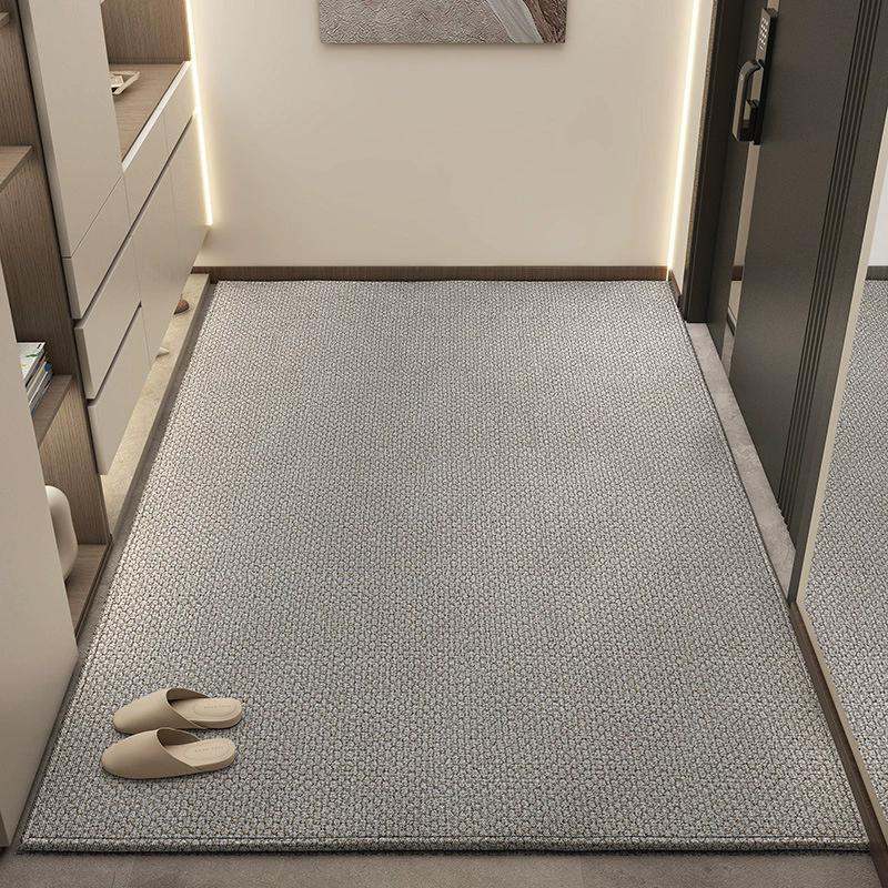Home Doorway Rug Mat with Trim-to-Fit Design, Stain-Resistant & Anti-Slip - Practical Entryway Floor Carpet for Family Use