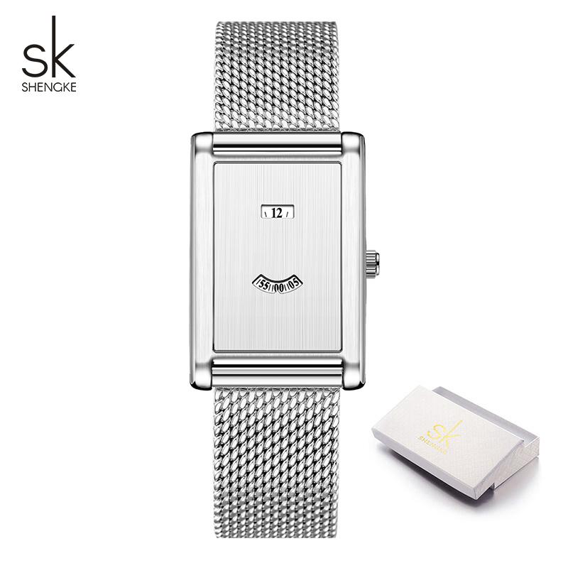SHENGKE Novo Design Relógios Femininos Estilos Clássicos Originais Relógios de Pulso Quartz Femininos Marca Top Melhores Presentes para Senhoras Relógio