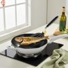 Silikon-Pfannenwender mit Edelstahlgriff für die Heimküche, flexibel, hitzebeständig, zum Kochen