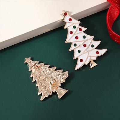 1PC Luxury Exquisite Christmas Decoration  Fashion Jewelry Gift  Party Christmas Brooch Pin