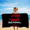 A-Ayrtons S-Sennas Logo Beach Towel Colorful Bath Towels for Girl Microfiber Quick Dry Custom Sand Free Beach Yoga Spa Gym Pool