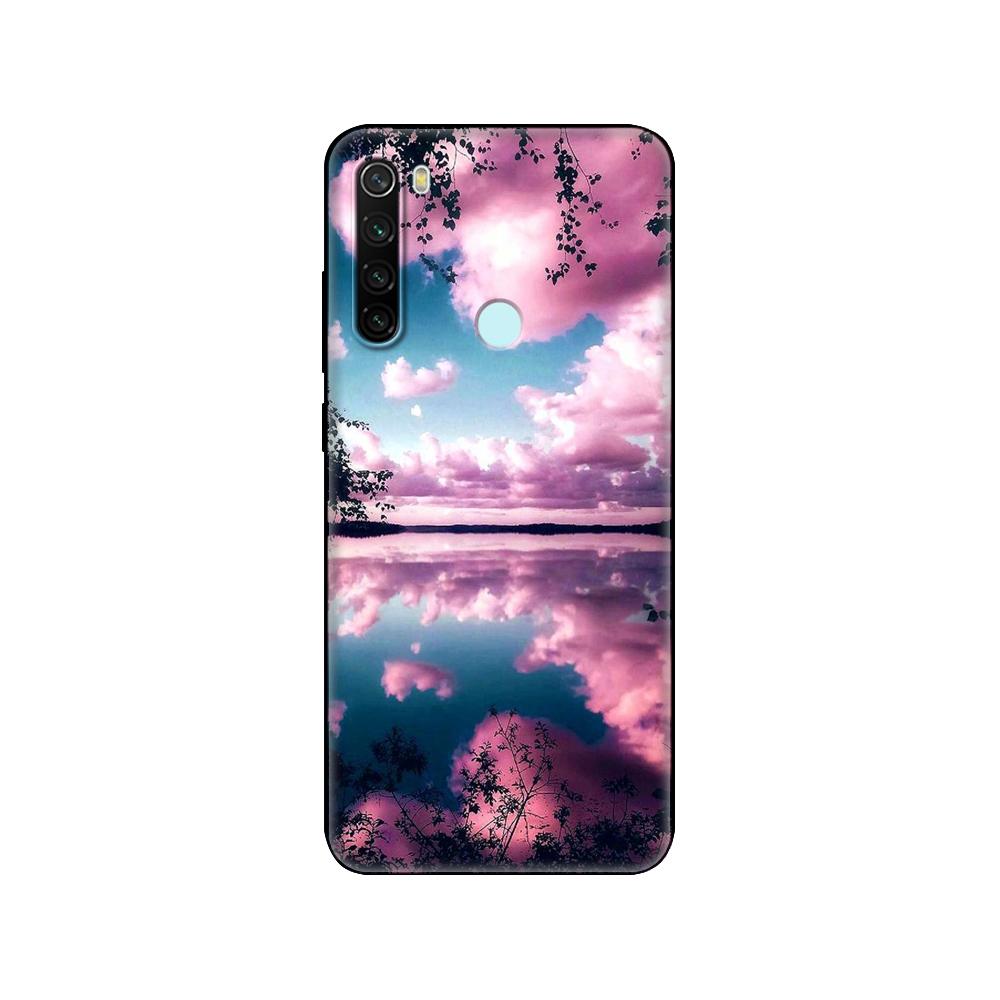 Für xiaomi Redmi Note 8T Hülle, Weiche Silikonhülle für xiaomi Redmi Note 8 Hülle T Fundas auf Redmi NOTE 8 PRO Coque schwarzes TPU-Case