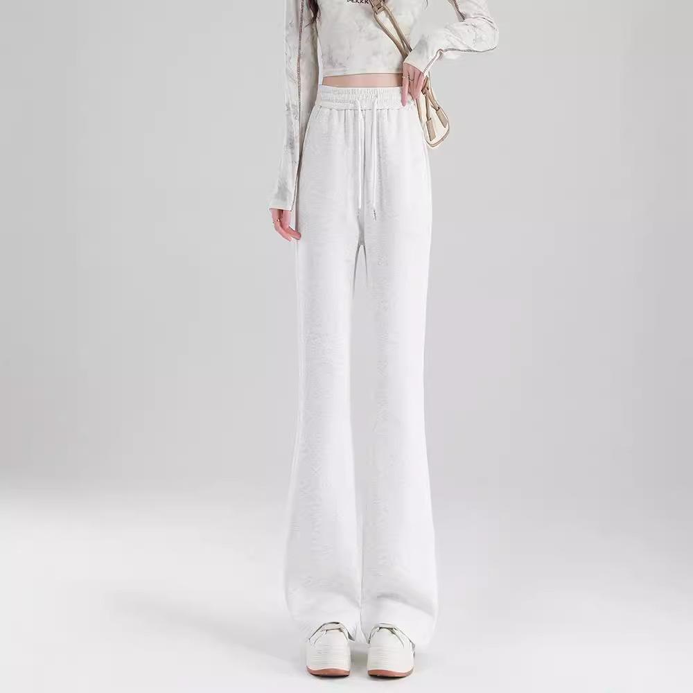 

Micro Flared Drawstring High-Waist Casual Sweatpants S