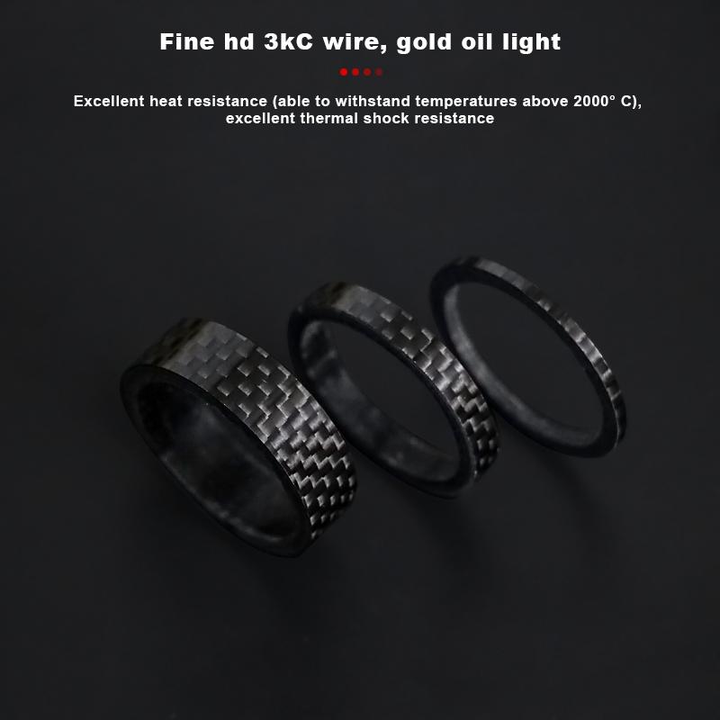 Fahrradgabel-Unterlegscheibe aus Kohlefaser und Aluminiumlegierung, Einstell-Headset-Abstandshalter, Lenkerring erhöhen, MTB, Rennrad, Gabel-Unterlegscheibe