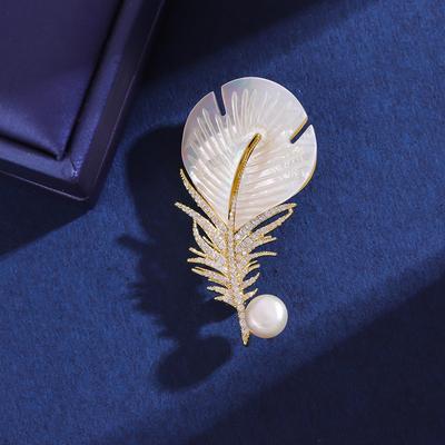 Senior-Broschen, Blumen-Blatt-Brosche, Anstecknadeln für Damen, Anzug-Anhänger, modische Broschen, Schmuck