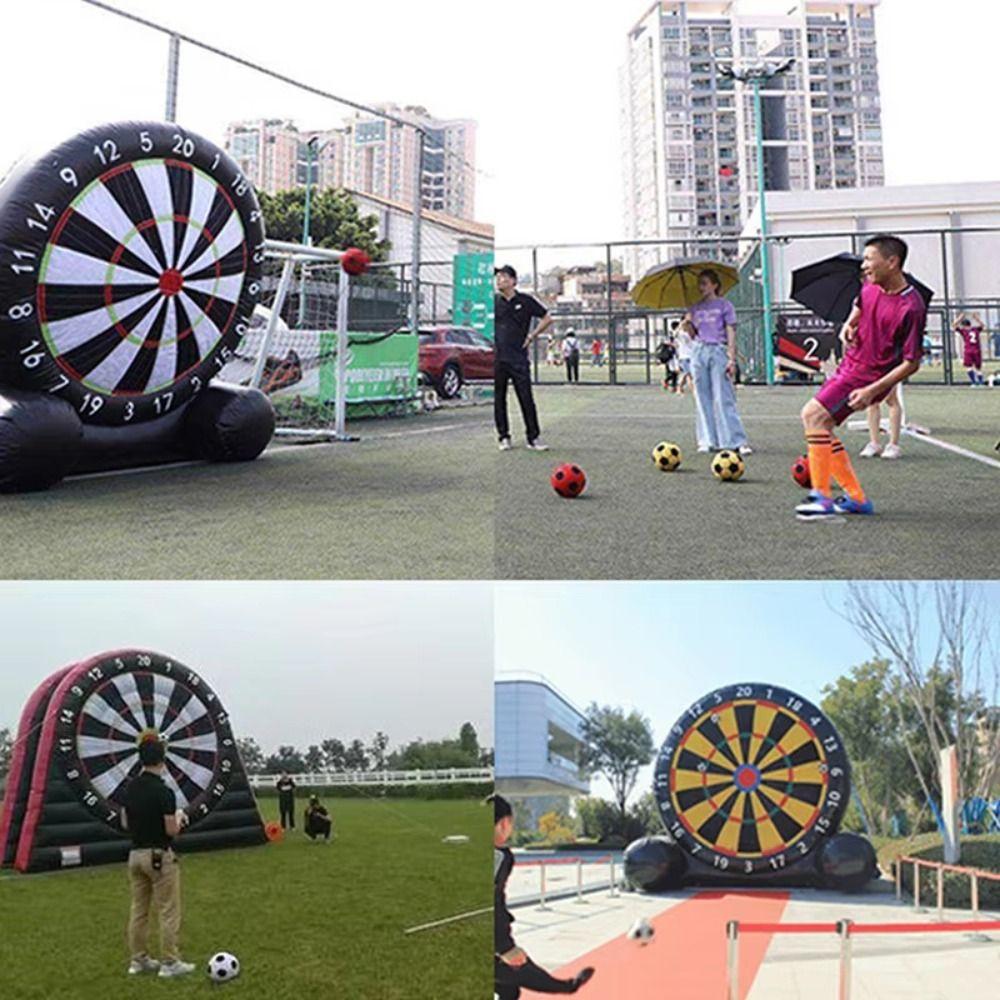 Velcro Surface Sticky Soccer Ball Inflatable Target Shooting Ball  For Outdoor Games