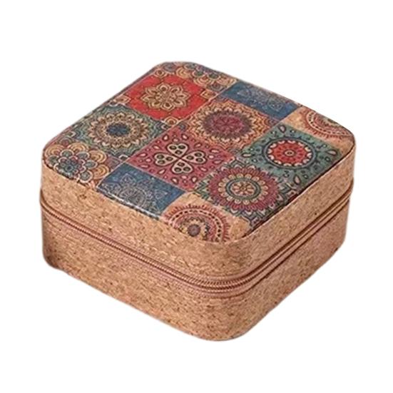 Vintage Jewelry Box, with Soft Interior Organizer, Lightweight Portable Travel Storage Case for Rings Earrings Necklaces