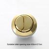 Gold Toilet Tank Flush Button 48mm Dual Toilet Tank Repair Replace Switch Tank Lid Button Switch Bathroom Toilet Accessories
