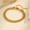 Classic Multi-layered Bead Chain Bracelet,Women's Stainless Steel Bracelets,Trendy Jewelry Mother's Day Gift
