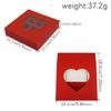 4PCS Red Pink White Heart Shaped Boxes 16 Grids DIY Handmade Gift Box Heart Gift Box Large Capacity with Window