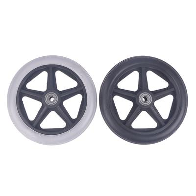 6 Inch Wheelchair Front Castor Solid Tire Wheelchair Replacement Parts