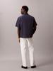 Kaelbinkeullainjin Solid Washed Poplin Relaxed Short Sleeve Shirt 4Rg102G Cci