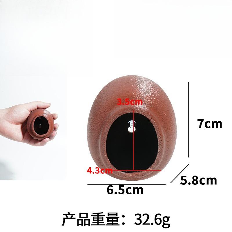 

Reptile Hide Cave Egg Shape Suction Cup Hanging Tree Dwelling Shelter Crested Gecko Tree Frog Climbing Reptile Terrarium Decor