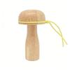 Eggs Shape Wood Mending Tool Wooden Darning Mushroom Set With Large Eye Needle and Colored Thread for Knitting Repair