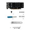 PCIE X16 to M.2 M-key NVME Converter 2230 2242 2260 2280 NVME SSD 2U Server 4.0 Bifurcation RAID Expand Card for PC Computer