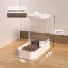 Extra Large Cross-Border Pet Feeder & Waterer: Automatic Cat & Dog Food Bowl with Storage