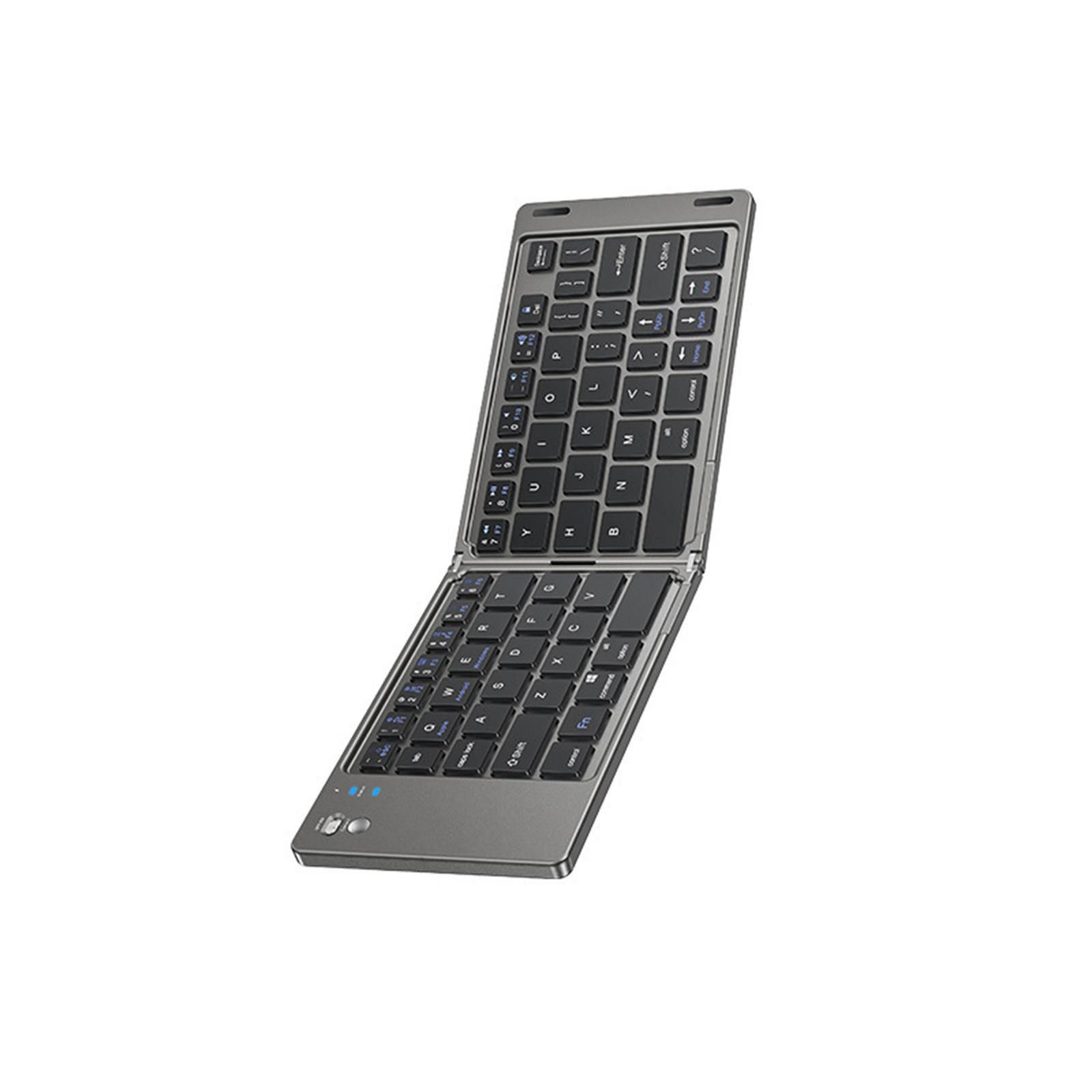 

Folding Bluetooth Keyboard for iPad, Mobile Phone, Computer, Magnetic Silent Wireless KB27