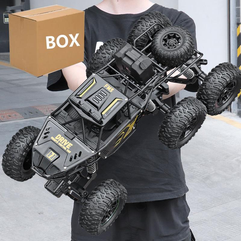 4/6Wdrc Car With Led Lights 2.4G Cross-Country Climbing Spray Racing Car Remote Control Electric Car Fall Resistant Boy Toy Gift