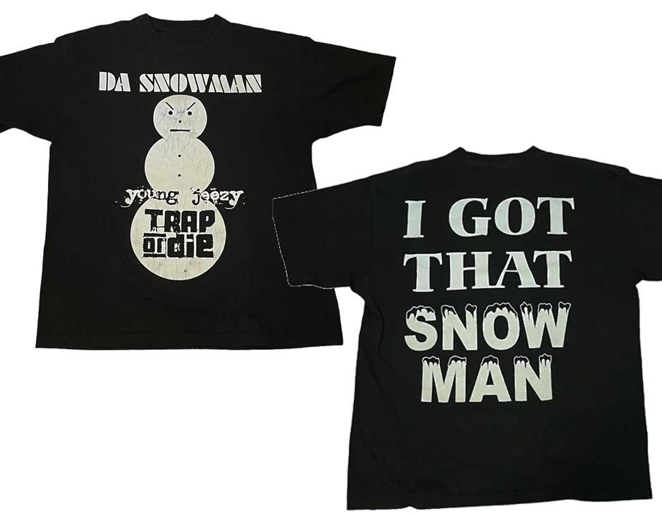 Christmas gift Young Jeezy Snowman Mens Short Sleeve Men S-5XL 24D344 Unisex T-Shirt XL